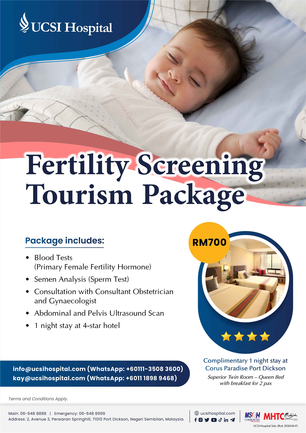 Fertility Screening Tourism Package