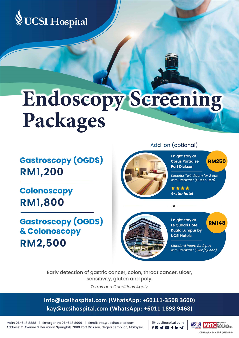 Endoscopy Screening Package