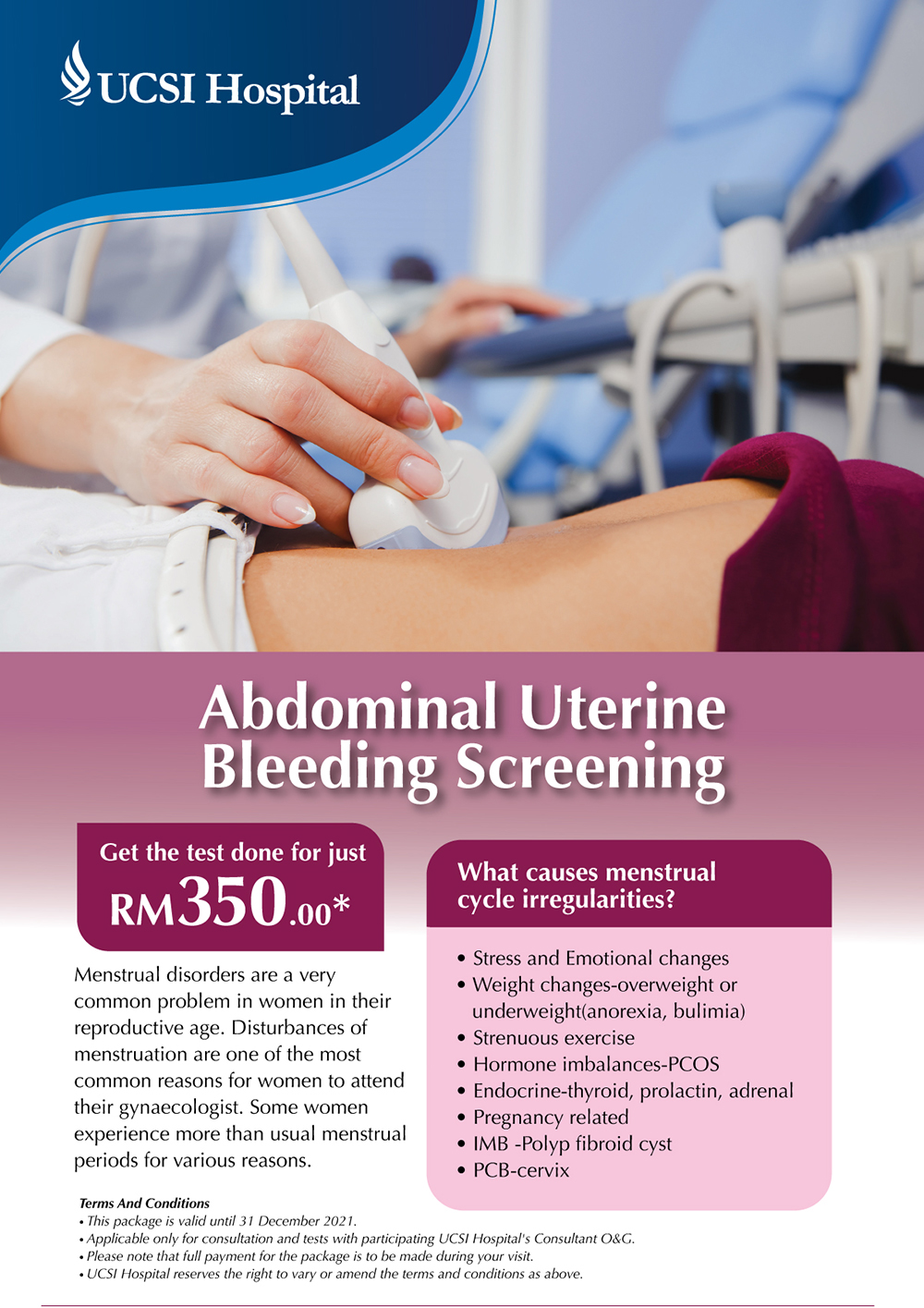 Abdominal Uterine Bleeding Screening